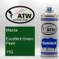 Preview: Mazda, Excellent Green Pearl, 11Q: 400ml Sprühdose, von ATW Autoteile West.